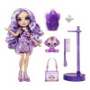MGA Rainbow High Fashion bábika so zvieratkom - Violet Willow fialová
