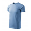 Tričko Basic 129 - 3XL, 15 - nebeská modrá
