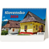 Riadkový stolový kalendár Slovensko 2026
