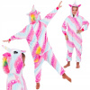 Pyžamo, župán - Onesie (kombinéza) Springos veľkosť 140 modrá, ružová (Detské chlapčenské pyžamy Spiderman Veľkosť 110/116)