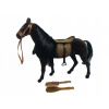 Hračka kôň so sedlom a hrebeňmi 35cm