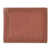 Pánska kožená peňaženka Poyem 5205 koňaková
