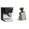 Rancilio Silvia E, čierna + Eureka Mignon Single Dose, White & Oak