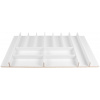 ELLETIPI Príborník Elletipi Wood Line do zásuvky 90 cm, biely, PLC M50090 18