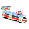 Rappa Tramvaj Tatra T3 česká kovová 16cm retro na zpětný chod v krabičce 20x8x6cm CZ design