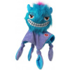 Dog Fantasy Monsters chlpaté strašidlo modré pískacie s dečkou 28 cm