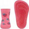 Detské protišmykové ponožky Ewers Stoppersocken SoftStep Sneaker Erdbeeren - sorbet pink 23-24