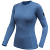 SENSOR MERINO AIR dámské triko dl.rukáv riviera blue - L