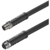 Weidmüller SAIL-M12GM12G-S3-10P upravený zástrčkový konektor pre senzory - aktory, 2050061000, piny: 4, 8.00 m, 1 ks; 2050061000