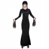 OBLEČENIE TEMNÁ PANI ČARODEJNICA MORTICIA HALLOWEEN S