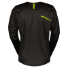 SCOTT jersey COMPETE caviar black/safety yellow - 2025, L