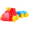 Teddies Lokomotíva/Vlak s vagónom plast v sieťke 21x13x22cm 12m+