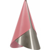 Závesná lampa Cornet ružovo-strieborná