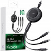 Sada USB káblov - USB typ C / microUSB / Lightning McDodo