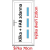 Soft Vchodové plastové dvere Julie 70x210 cm - Akce!