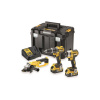 DEWALT DCK383P2T Sada Vŕtačka/Brúska/Rázový uťahovák