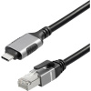 Maxtrack USB-C® / RJ45 sieťový káblový adaptér CAT 6 [1x USB-C® zástrčka - 1x RJ45 zástrčka] 5.00 m čierna; C541-5L