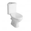 Aqualine Clifton rohové WC s dvojitým tlačidlom, biele FS1PK