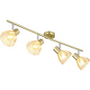 Stropné svietidlo Globo 54315M-4 ZACHERY 4xE14 40 W mosadzné