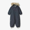 Detská zimná kombinéza NICKIE TECH WHEAT dark blue Veľkosť: 80