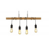 Retro a vintage svietidlo SearchLight WOODY 4LT PENDANT 95041-4BR