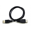 C-TECH USB A-A 1,8m 2.0 prodlužovací, černý CB-USB2AA-18-B C-Tech