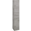 Dreja Vysoká skriňa s košom na bielizeň DOS SVD2Z2K 35 - D01 Betón / Úchytka T04 / D01 Betón / Pravé