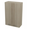 AQUALINE ZOJA / KERAMIA FRESH skrinka horná 50x76x23cm, dub platin 51304