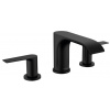 Hansgrohe VIVENIS 90 3-otvor. umývadlová batéria stoj. výpusť s tiahl. Čierna mat 75033670 HG 75033670