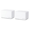 Mercusys Halo H80X (2-pack) Dvoupásmový (2,4 GHz / 5 GHz) Wi-Fi 6 (802.11ax) Bílá 3 Vnitřní