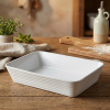 KUCHENPROFI Malé Burgundsko biele - žiaruvzdorná nádoba na pečenie z porcelánu