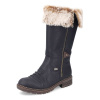 Dámske čižmy RIEKER Z4751-00 čierna W4 42