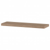Autronic Polička nástenná 80 cm, MDF, 3D dekor dub sonoma, baleno v ochranej fólii P-005 SON1