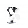 HS Flamingo FLAMINGO čtyřlopatkový ventilátor na kamna stříbrný