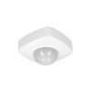 Detektor pohybu, 2xPIR, IP65, 240 st, 230V, biely