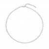 Strieborný náhrdelník Rice Pearl N4617W