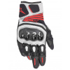 rukavice SP X AIR CARBON 2, ALPINESTARS (černá/bílá/červená fluo) 2026 XL