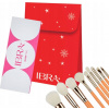 Ibra IBRA_SET štětců na make-up 9 ks. + Sada 3 zvýrazňovačů Glow Trio + Dárková taška