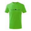 Hory EKG - Tričko detské bavlnené - 122 cm/6 rokov ( Apple Green )
