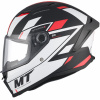 MT Helmets Stinger 2 Solid Zivze bielo-čierno-červená matná Veľkosť: M
