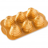 Nordic Ware Forma v tvare včelieho plástu BEEHIVE, na 6 minikoláčikov