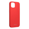 Silikónové puzdro na Apple iPhone 13 Pro MAX Mercury Silicone červené