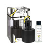 Darčeková sada katalytická lampa Illusion čierna 250 ml + náplň Divočina Wilderness 250 ml