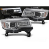 Chrysler Jeep Grand Cherokee 2014-2021 - predné svetlá chrómová TUBE LIGHT SEQ