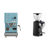 Profitec GO, blue + Rocket Espresso FAUSTO 2.1, black