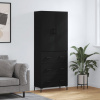 Prolenta Maison Exclusive Skriňa Highboard čierna 69,5 x 34 x 180 cm kompozitné drevo