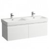 Laufen Pro S - Umývadlová skrinka, 126x45x39 cm, 2 zásuvky, matná biela H4835720964631