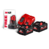 Milwaukee M18 HNRG-802 2 x akumulátor M18 HIGH OUTPUT HB8 8.0 Ah, nabíjačka M12-18 FC