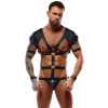 Svenjoyment Body Harness with Restrains 2150484 Black - S