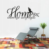 Home where our story begins - vinylová samolepka na stenu 150x64cm